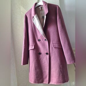 NWOT Sz 14 Pink Plum Coat Jacket